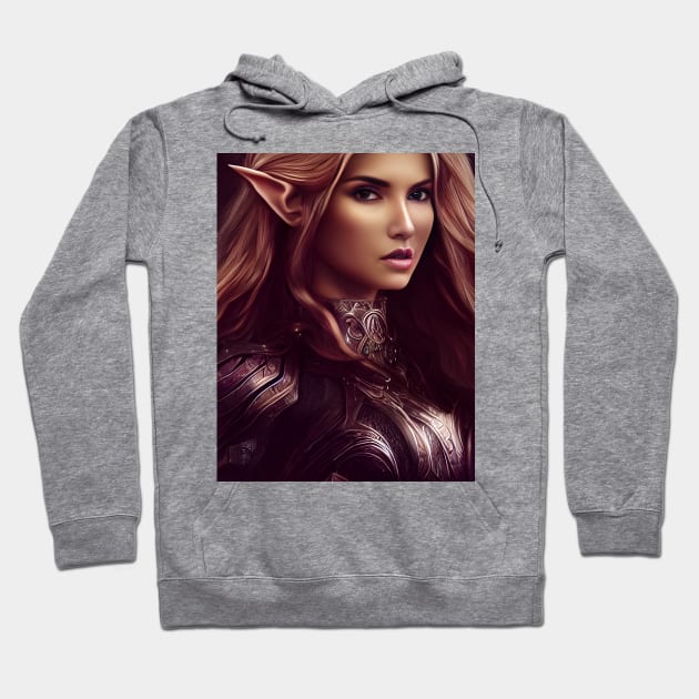 Elf warrior Hoodie by Virtually River